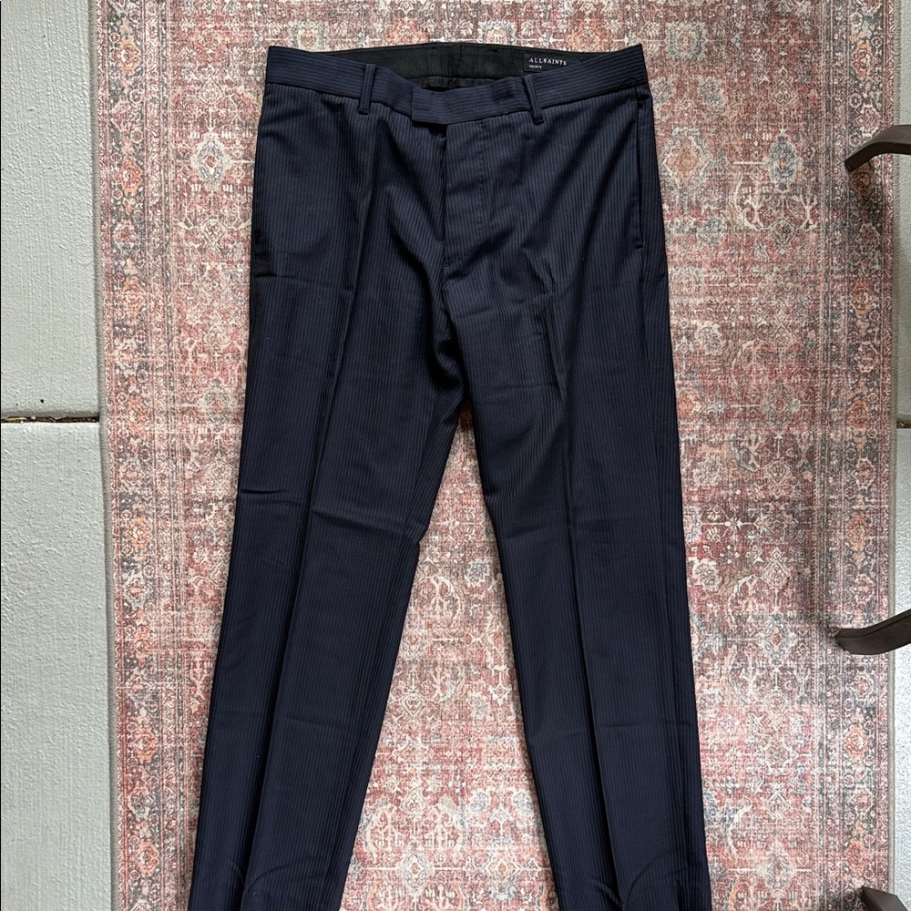 All Saints Navy Dress Pants